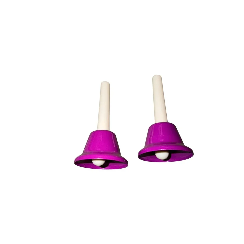 The Learning Experience Purple Musical Hand Bells Set of 2 Kids Educational Toy